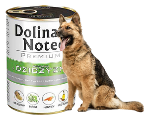 Mokra karma dla psa Dolina Noteci bogata w dziczyznę 400 g