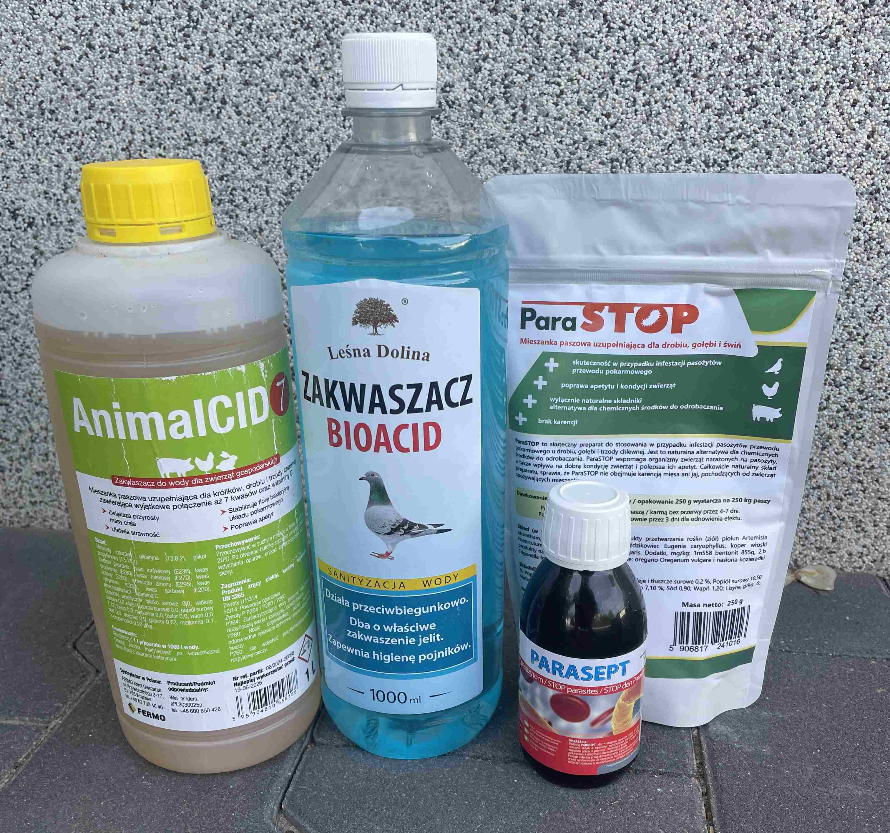 preparaty na odrobaczanie gołębi