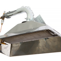 Promiennik gazowy - nagrzewnica 4800 WAT kompletny