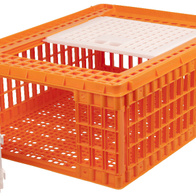 Plastikowy kosz do transportu drobiu żywego