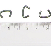 Klipsy do montażu siatek zgrzewanych J, 13,5 x 2 mm 50 szt.