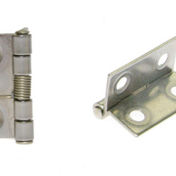 Zawias ze stali nierdzewnej ze sprężyną, 30 x 31 x 1 mm