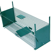 Pułapka żywochwytna dwuwejściowa na lisy, kuny, łasice, wydry - 100 cm