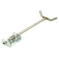 Mocowanie podwójne do poideł smoczkowych dla świń 1/2cala z regulacją wysokości, stal nierdzewna 67cm