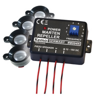 Kompletny zestaw do odstraszania kun, ptaków i dzikich zwierząt