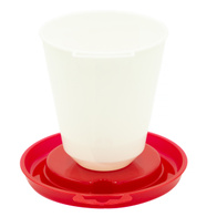 Poidło zbiornikowe syfon 0,75l plastikowe