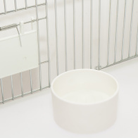 Pojemnik na jajka/paszę dla papug i kanarków biały