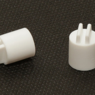 Końcówki mocujące do drewnianych żerdek 10 mm - 2 sztuki