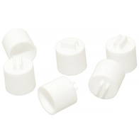 Końcówka mocująca żerdki 14 mm w klatce - 2 sztuki