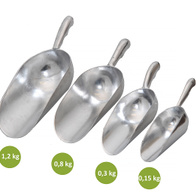 Szufelka do zboża i paszy 0,8kg aluminiowa