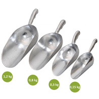 Szufelka do zboża i paszy 1,2kg aluminiowa