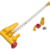 Jednostka odpowietrzająca na zakończenie linii pojenia na rurę 22 x 22 mm i okrągły profil 26,7 mm