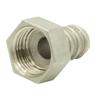 Króciec węża fi 12 mm z GW 1/2 cala do uchwytów regulowanych poideł dla świń