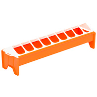 Karmnik podłużny o długości 50cm dla kurcząt i drobiu karmidło