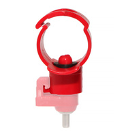 Siodełko na nipel typu J zatrzaskowe na rurę okrągłą 26,5 mm do kropelkowego systemu