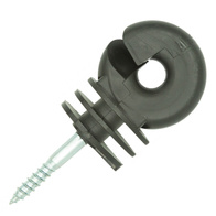 Izolator okrągły do drutu i plecionki STRONG - gwint do drewna