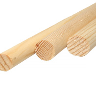 Żerdka drewniana dla papug i kanarków 14 mm sosnowa