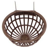 Plastikowe gniazdo lęgowe dla kanarków z zaczepami