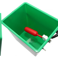 Automatyczny zasobnik z zaworem pływakowym 15l z wyjściem na fi 10 mm