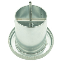 Automat paszowy - karmidło dla drobiu metalowe 5kg kompletne z regulacją