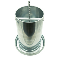 Automat paszowy - karmidło dla drobiu metalowe 18 kg kompletne z regulacją