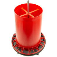 Karmnik dla drobiu 18 kg z kratką i nóżkami Helios Plus