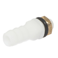 Króciec - łacznik wejściowy węża fi 10 zasobnikiem