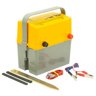 Pastuch bateryjno-akumulatorowy z przełącznikiem mocy