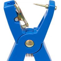 Kolczykownica do zakładania kolczyków żeliwna z igłą