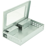 Pułapka żywochwytna sekwencyjna na myszy z przezroczystym wieczkiem