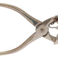 Tatuownica uszna 7mm dla prosiąt zaciskowa+ PL +12 cyfr komplet