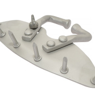 Przeciwzdajacz nakładka nosowa przeciw samozdajaniu aluminiowa