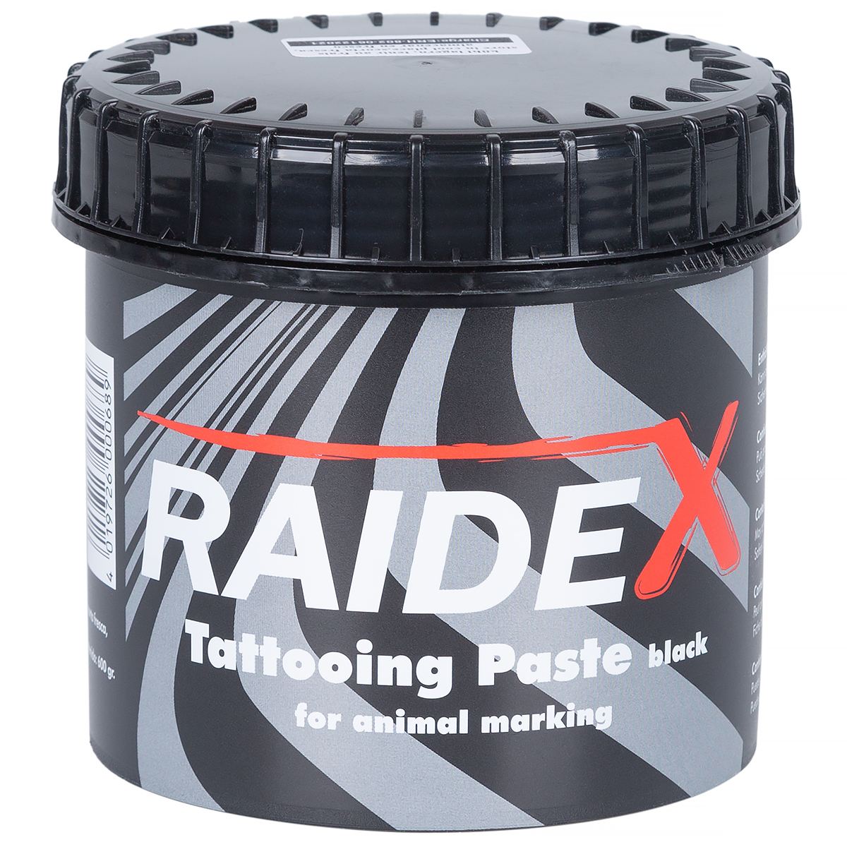 Pasta do tatuażu RAIDEX czarna - puszka 600g