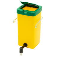 Poidło kropelkowe z zasobnikiem dla królików 1l zółte