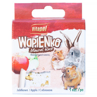 Wapno jabłkowe dla królików, chomików i innych gryzoni