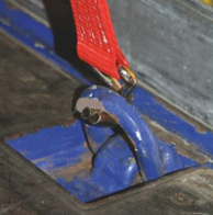 Pas transportowy czerwony dł. 8 m, szer. 5 cm