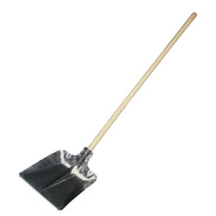 Łopata aluminiowa do zboża z trzonkiem drewnianym