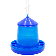 Karmidło dla drobiu 4 kg przeciw rozsypywaniu transparentne NEPTUN z podwieszeniem