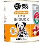 Mokra karma dla psów JOHN DOG GOOD FORM kaczka 800 g dorosłe psy