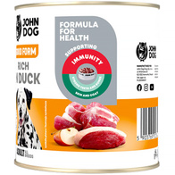 Mokra karma dla psów JOHN DOG GOOD FORM kaczka 800 g dorosłe psy