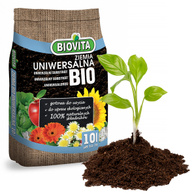 Ziemia uniwersalna ekologiczna BIO podłoże do warzyw i kwiatów 10 l