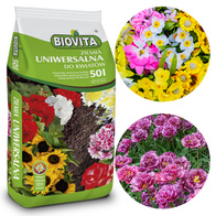 Ziemia uniwersalna z nawozem i torfem do kwiatów 50 l