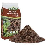 Kora ogrodowa mielona drobna 0-30 kompostowana do zakwaszania gleby 20 l