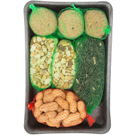 Zestaw zimowego pokarmu dla dzikich ptaków 7 części