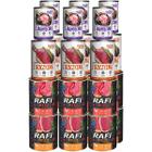 Mokre karmy dla kota RAFI + TUF TUF mix 4 smaki 24 x 800 g
