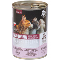 PetRepublic wołowina 400 g mokra karma dla kota monoproteinowa