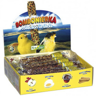 Nestor Bombonierka Classic dla kanarków 12 kolb w 4 smakach