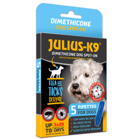 Krople na pchły pies Julius-K9 5x1ml