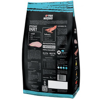 Pan Mięsko sucha karma dla szczeniąt indyk z kalmarami M 3 kg