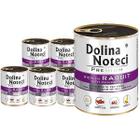 Mokra karma dla psa Dolina Noteci Premium bogata w królika zestaw 6 x 800 g